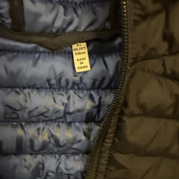 Navy Hooded Puffer Jacket Joules 5Y - Picture 2 of 6